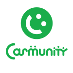 carmunity logo square white text